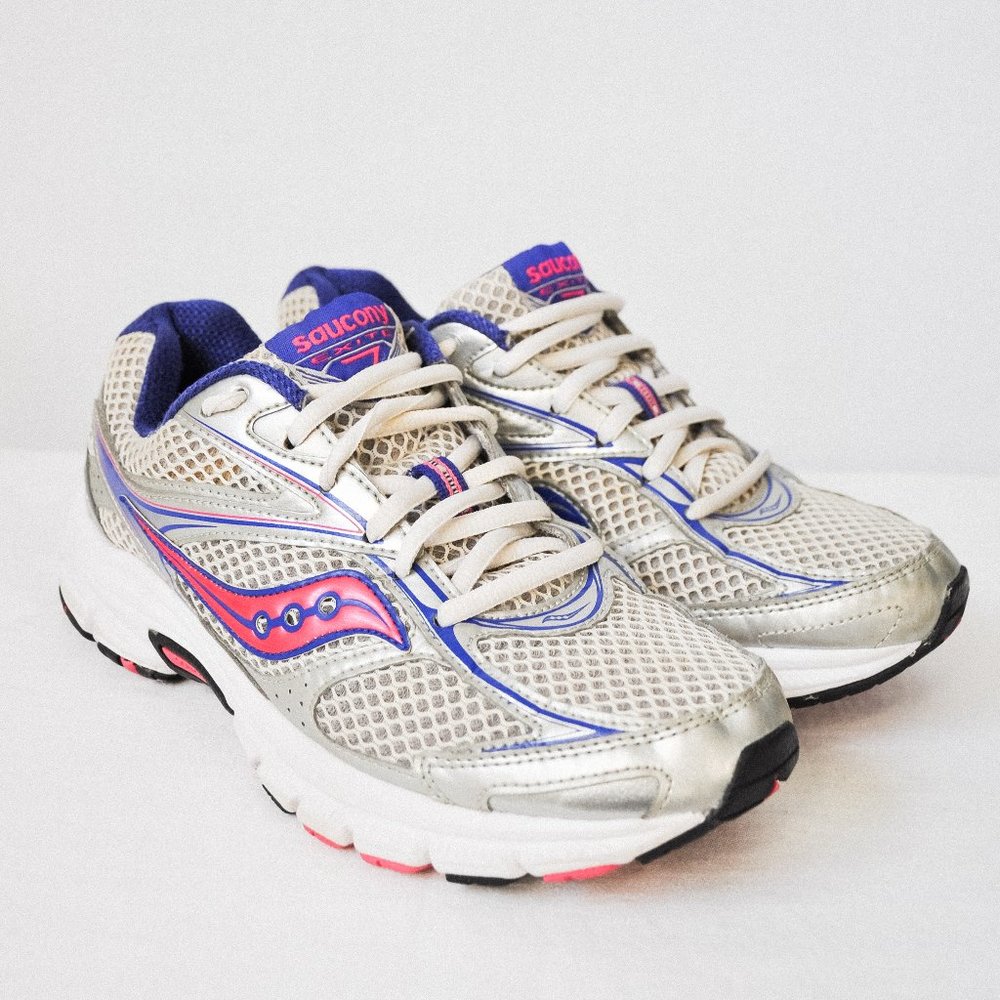 Saucony Grid Exite 7 Silver Sneakers